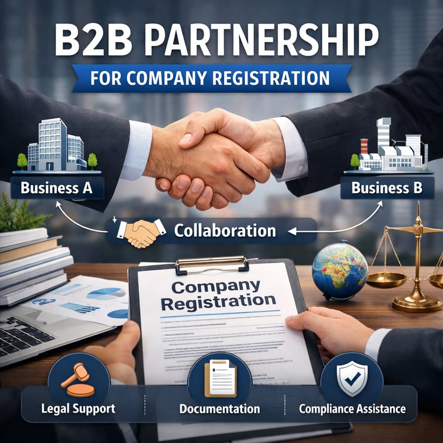 B2B Partnership Company Registration Image