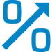 economy-percentage-symbol-with-up-arrow-svgrepo-com